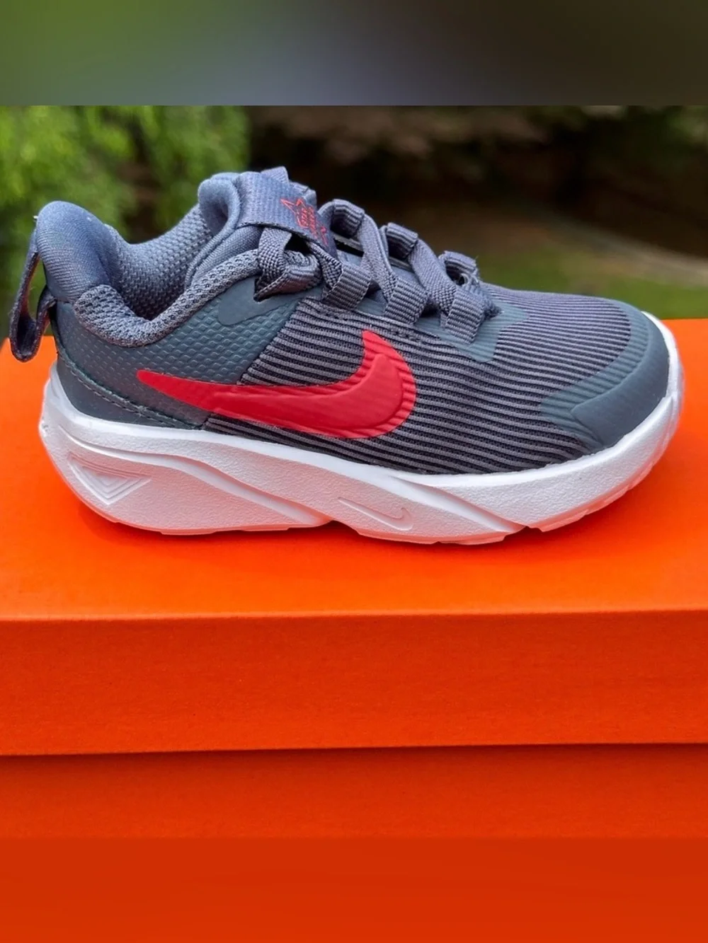 Nike Baby Toddler Unisex Navy Star Runner 4 NN Low Casual Sneaker 4C 5C NEW
